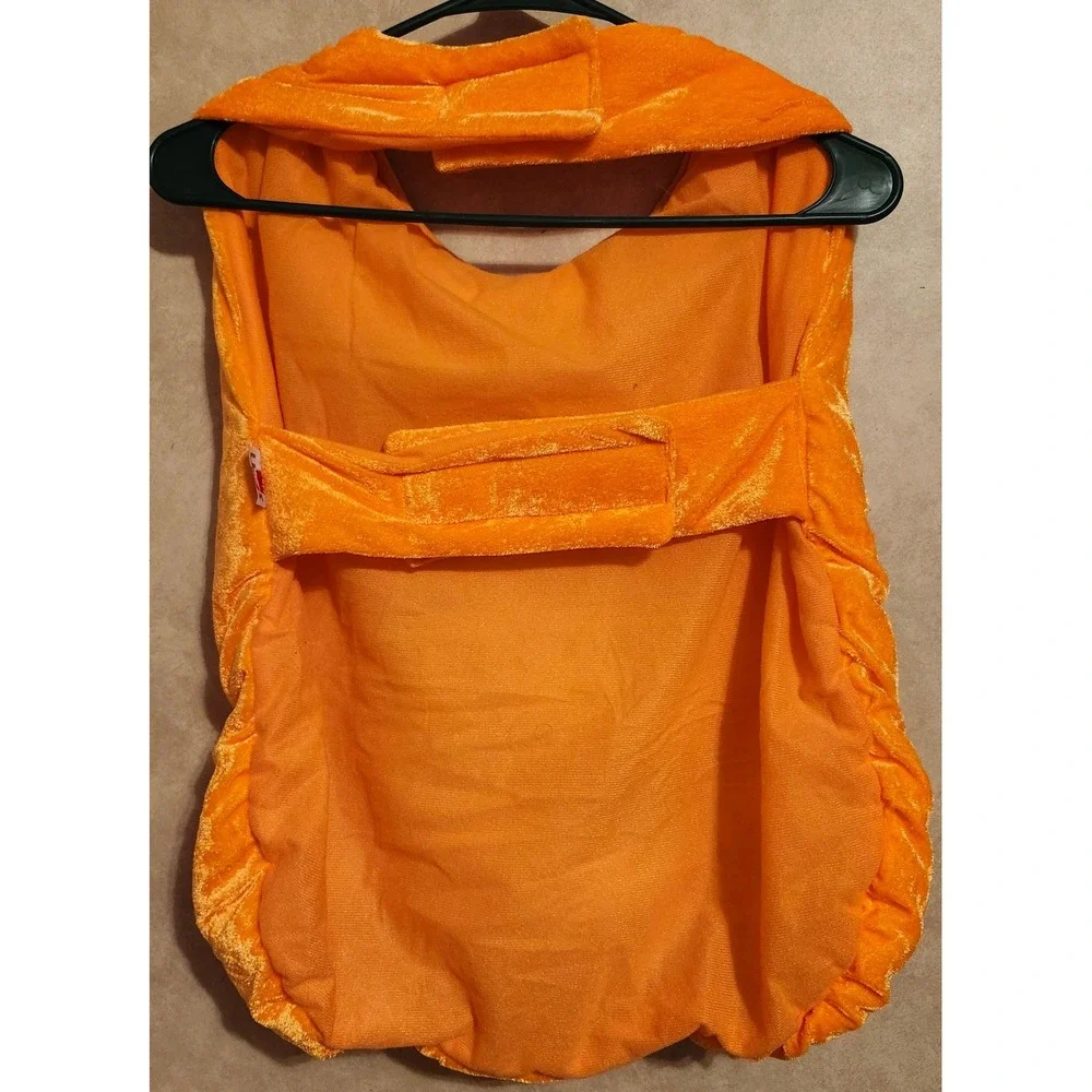 Fang-Tastic XL Pumpkin Pet Costume Orange Jack-O-Lantern Halloween Dog Vest XL